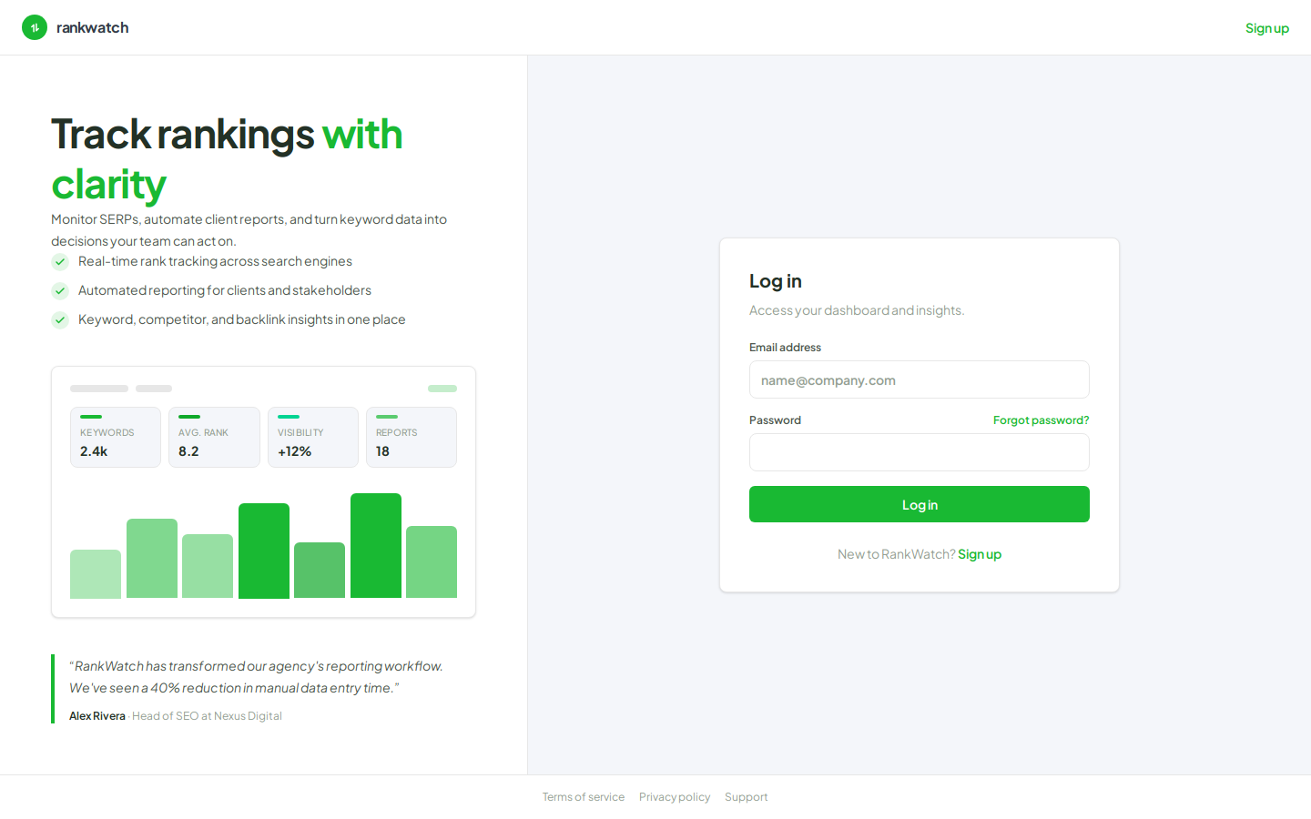 create an account and sign in