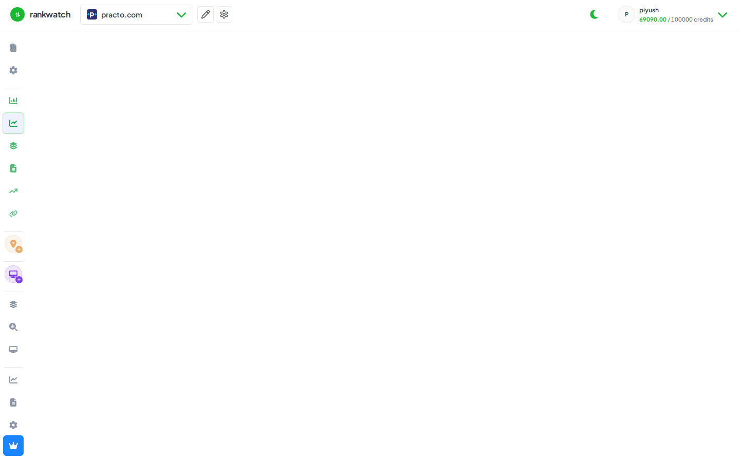 add keywords to track