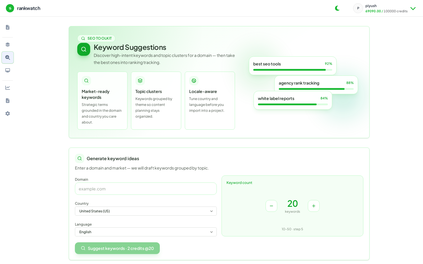 keyword suggestions tool explained