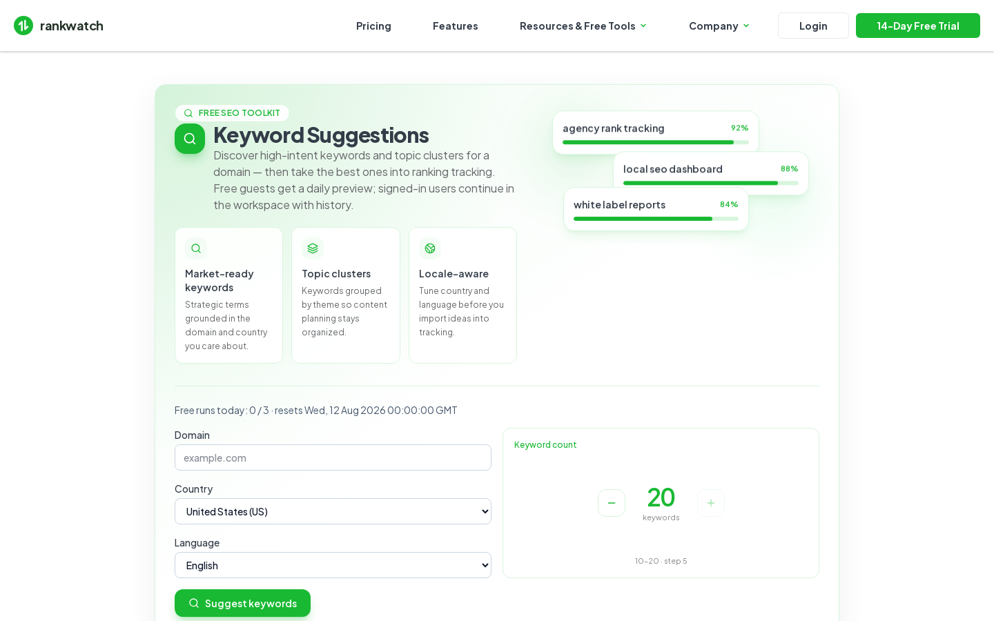 turn tool outputs into tracked keywords or ai prompts