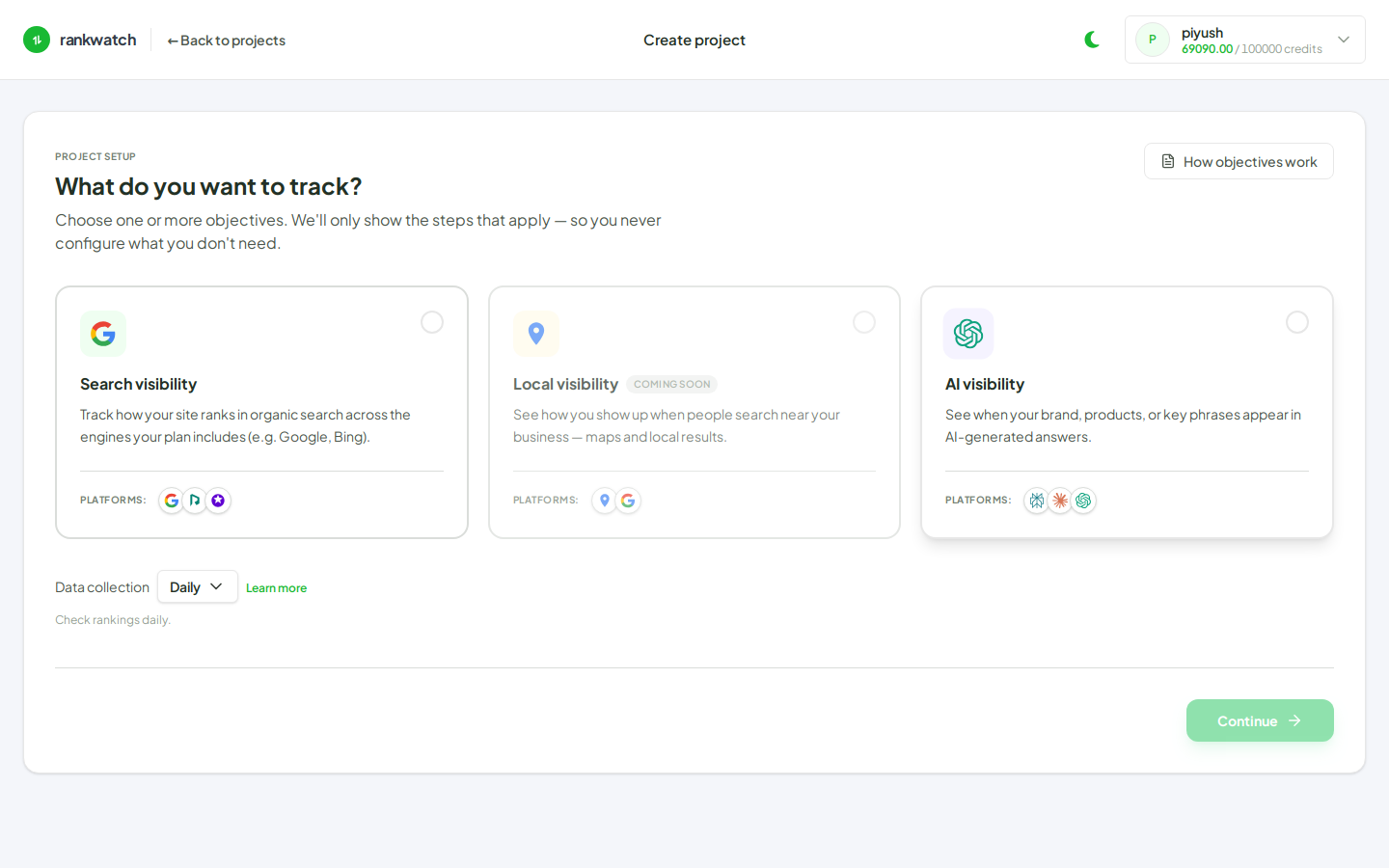 track subdomains ai